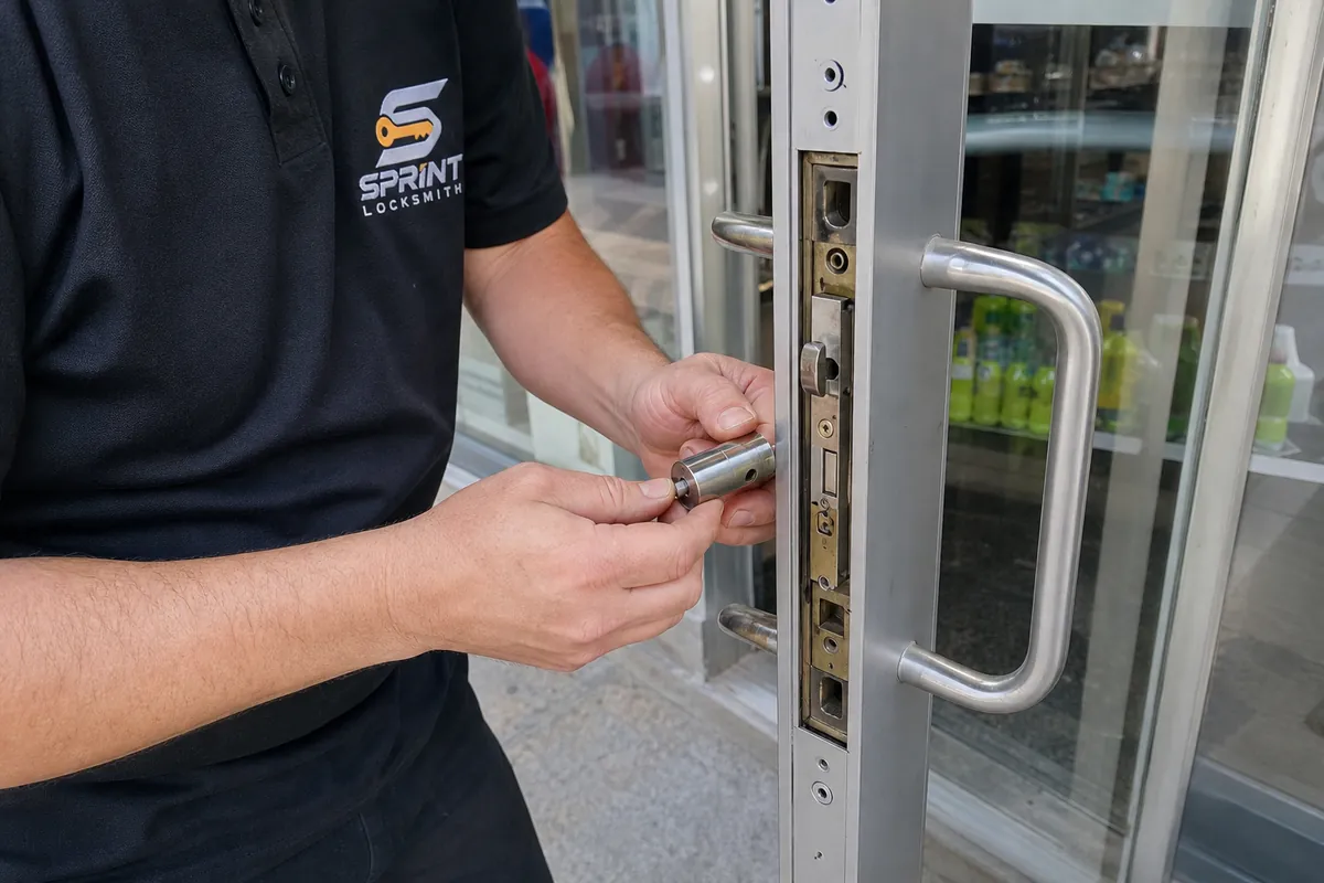 Commercial lock change & rekey